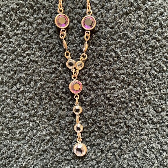 1928 & Lauren Conrad Crystal Necklaces, Set of 2 - Picture 3 of 13